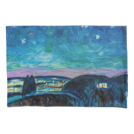 Edvard Munch - Starry Night 1922 Kissenbezug