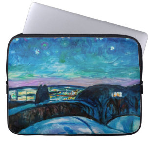 Edvard Munch - Starry Night 1922 Laptopschutzhülle