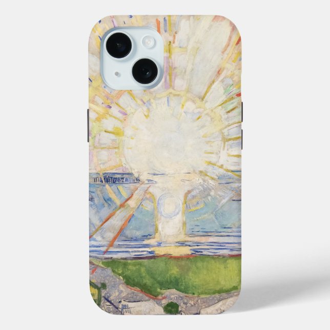 Edvard Munch Sunrise Art Nouveau Expressionismus Case-Mate iPhone Hülle (Rückseite)