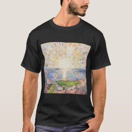 Edvard Munch Sunrise Art Nouveau Expressionismus T-Shirt