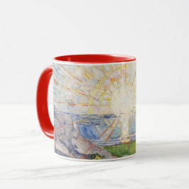 Edvard Munch Sunrise Art Nouveau Expressionismus Tasse