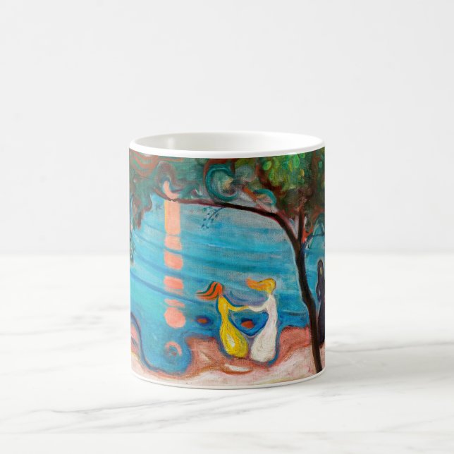 Edvard Munch - Tanz am Strand Kaffeetasse (Mittel)