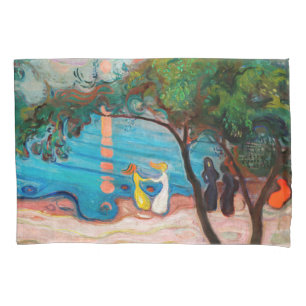 Edvard Munch - Tanz am Strand Kissenbezug