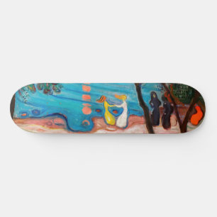 Edvard Munch - Tanz am Strand Skateboard