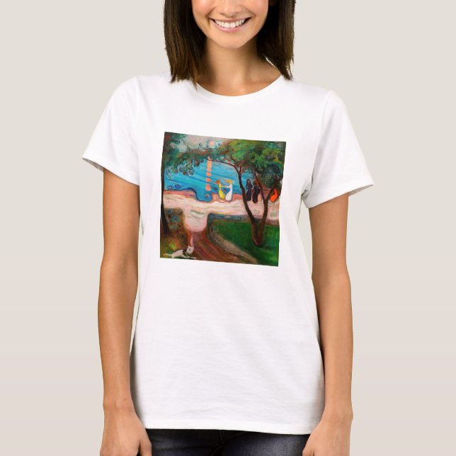 Edvard Munch - Tanz am Strand T-Shirt (Vorderseite)