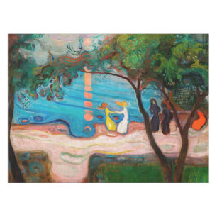 Edvard Munch - Tanz am Strand Tischdecke