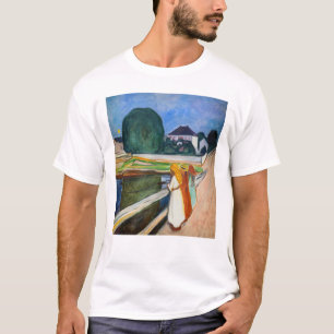 Edvard Munch - The Girls on Bridge T-Shirt