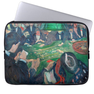 Edvard Munch - The Roulette Table in Monte Carlo Laptopschutzhülle