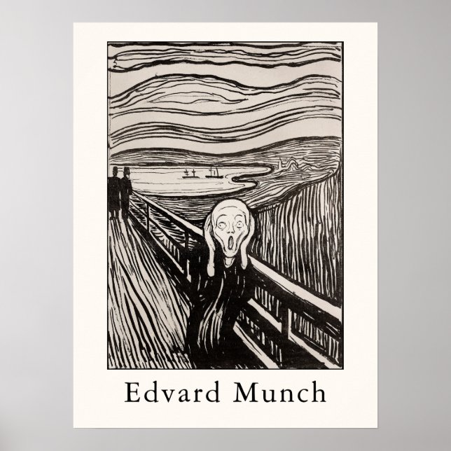 Edvard Munch – The Scream (1895) Poster (Vorne)