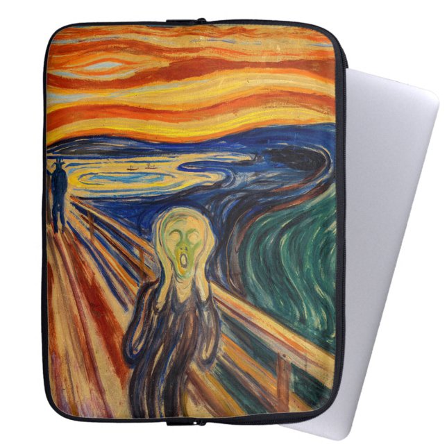 Edvard Munch - The Scream 1910 Laptopschutzhülle (Von Creator hochgeladen)