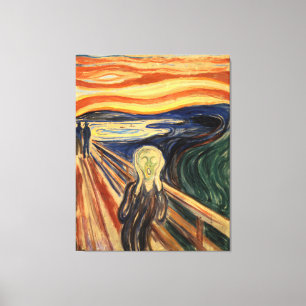 Edvard Munch The Scream Art Masterpiece Malerei Leinwanddruck