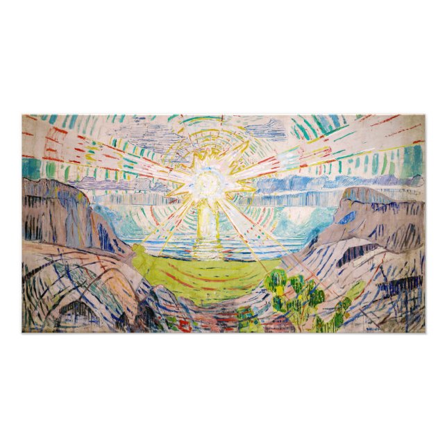 Edvard Munch - The Sun 1910 Fotodruck (Vorne)