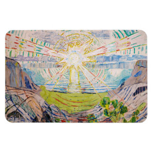 Edvard Munch - The Sun 1910 Magnet