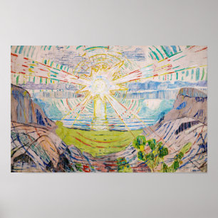 Edvard Munch - The Sun 1910 Poster