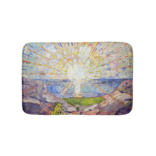 Edvard Munch - The Sun 1911 Badematte