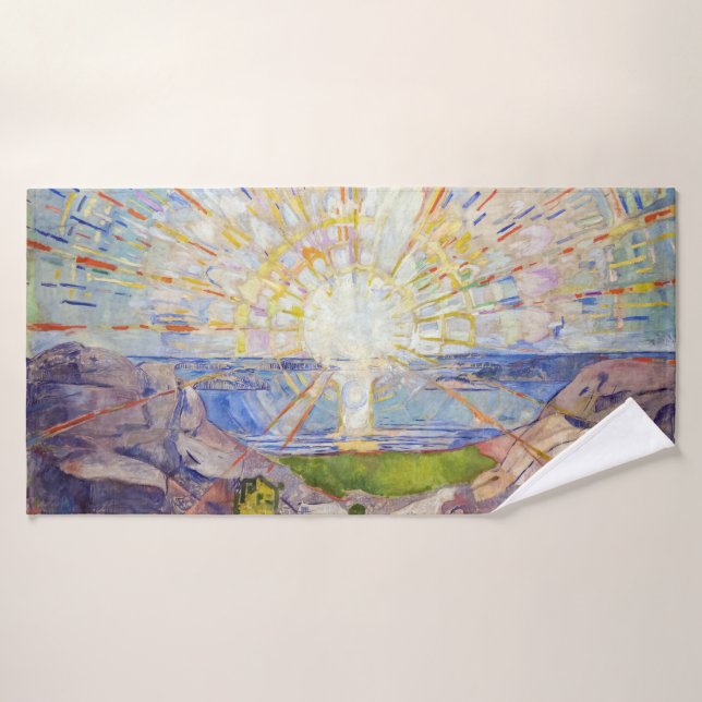 Edvard Munch - The Sun 1911 Badhandtuch Set (Badehandtuch)