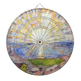 Edvard Munch - The Sun 1911 Dartscheibe