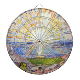 Edvard Munch - The Sun 1911 Dartscheibe