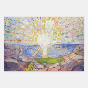 Edvard Munch - The Sun 1911 Geschenkpapier Set