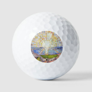 Edvard Munch - The Sun 1911 Golfball