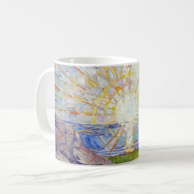 Edvard Munch - The Sun 1911 Kaffeetasse (Vorderseite Links)