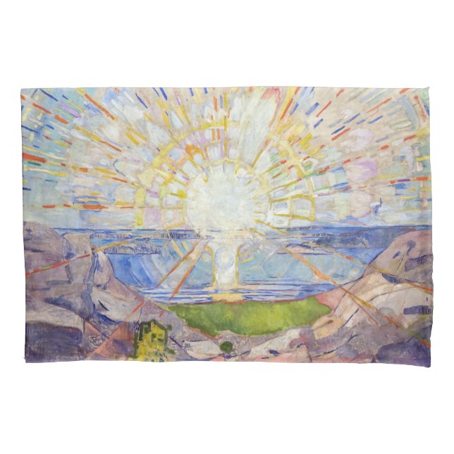 Edvard Munch - The Sun 1911 Kissenbezug (Vorderseite)