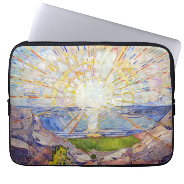 Edvard Munch - The Sun 1911 Laptopschutzhülle (Vorderseite)