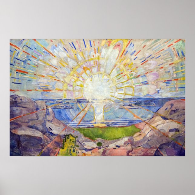 Edvard Munch - The Sun 1911 Poster (Vorne)