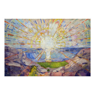 Edvard Munch - The Sun 1911 Poster