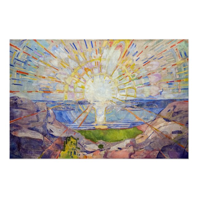 Edvard Munch - The Sun 1911 Poster (Vorderseite)