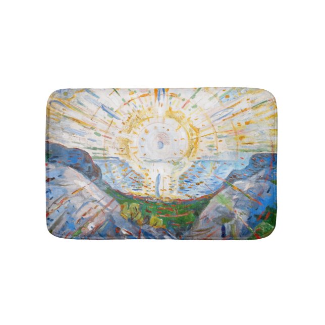 Edvard Munch - The Sun 1912 Badematte (Vorderseite)