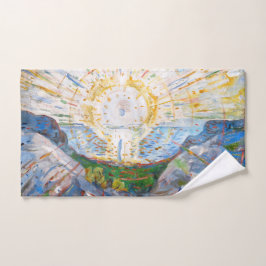 Edvard Munch - The Sun 1912 Badhandtuch Set