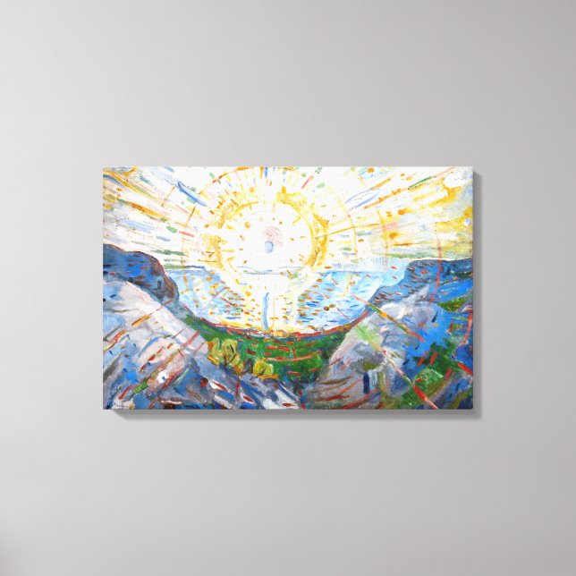 Edvard Munch - The Sun 1912 Leinwanddruck (Vorderseite)