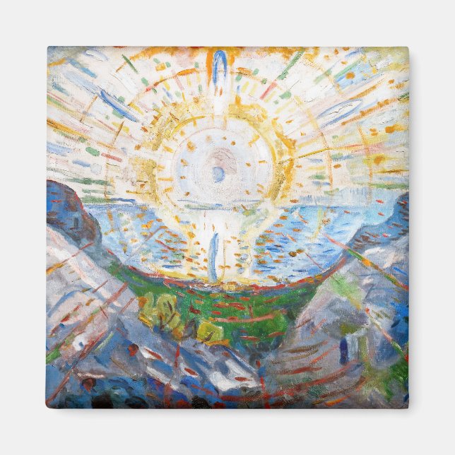 Edvard Munch - The Sun 1912 Magnet (Vorne)