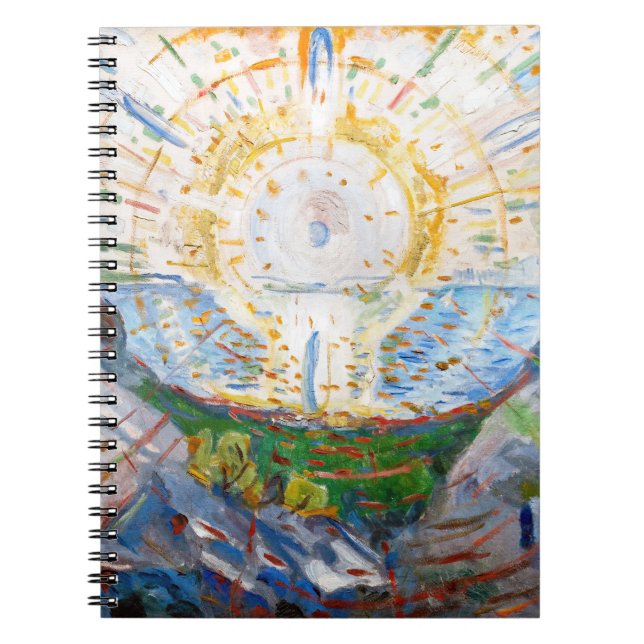 Edvard Munch - The Sun 1912 Notizblock (Vorderseite)