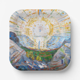Edvard Munch - The Sun 1912 Pappteller