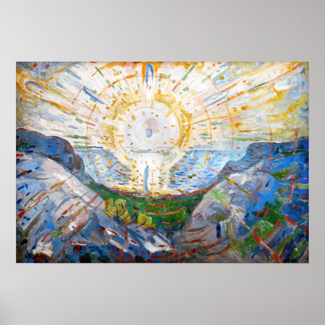 Edvard Munch - The Sun 1912 Poster (Vorne)