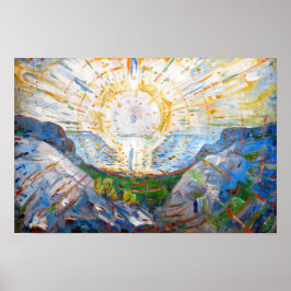 Edvard Munch - The Sun 1912 Poster