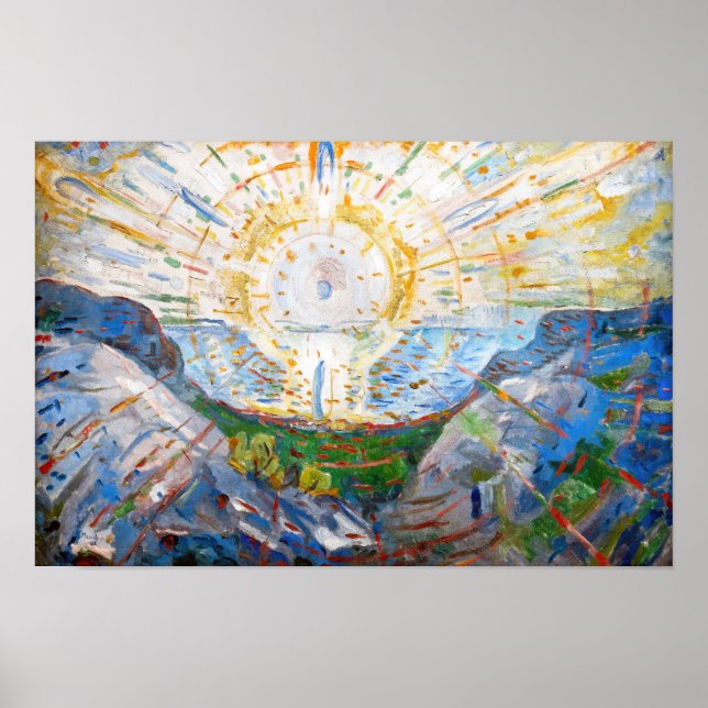 Edvard Munch - The Sun 1912 Poster (Vorne)