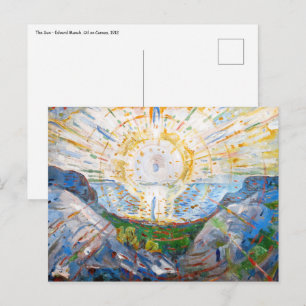 Edvard Munch - The Sun 1912 Postkarte