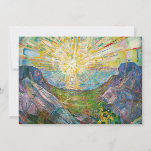 Edvard Munch - The Sun 1916 Einladung