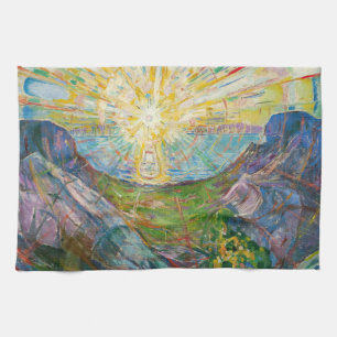 Edvard Munch - The Sun 1916 Geschirrtuch