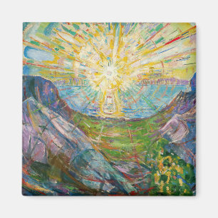 Edvard Munch - The Sun 1916 Magnet