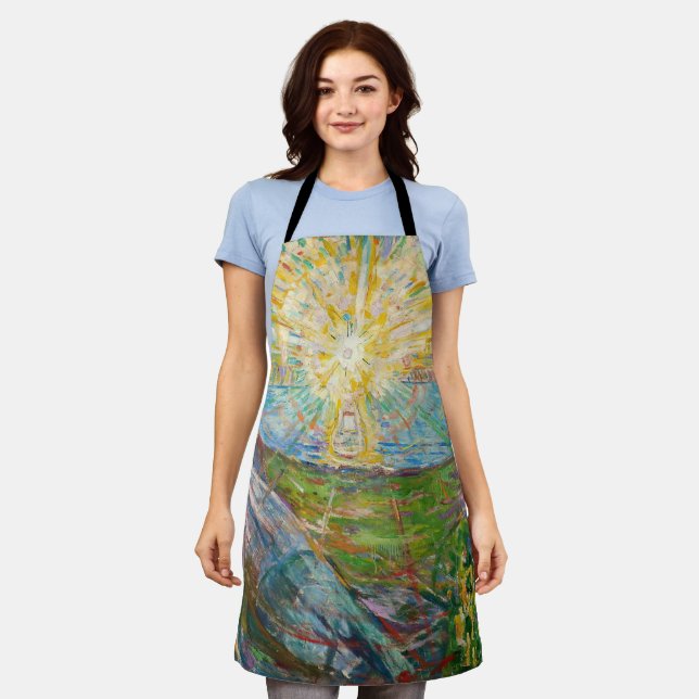 Edvard Munch - The Sun 1916 Schürze (Getragen)