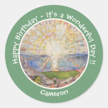 Edvard Munch the Sun (Solen) - Party-Gegenstände f