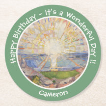 Edvard Munch the Sun (Solen) - Party-Gegenstände f