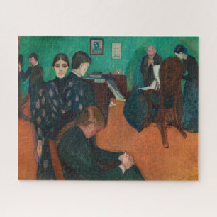 Edvard Munch - Tod im Sickroom v1 Puzzle