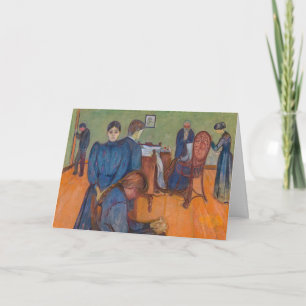 Edvard Munch - Tod im Sickroom v2 Karte