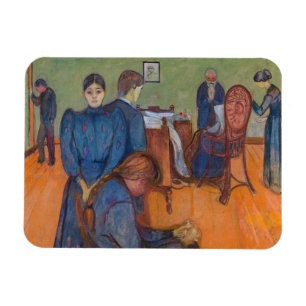 Edvard Munch - Tod im Sickroom v2 Magnet