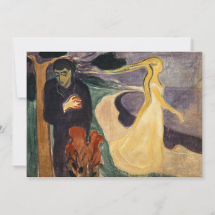 Edvard Munch - Trennung Dankeskarte